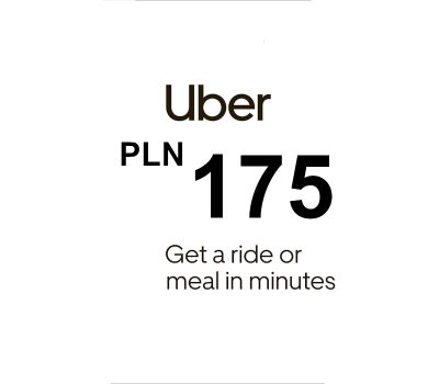 Uber PLN 175 Подарочная карта PL