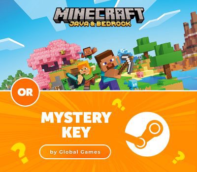 Minecraft: Java & Bedrock издание PC Windows Ключ or Mystery Steam Ключ by Global Games