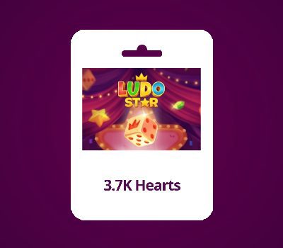 Ludo Star 3.7K Hearts Подарочная карта