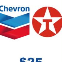 Chevron and Texaco USD 25 Подарочная карта US