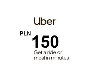 Uber PLN 150 Подарочная карта PL