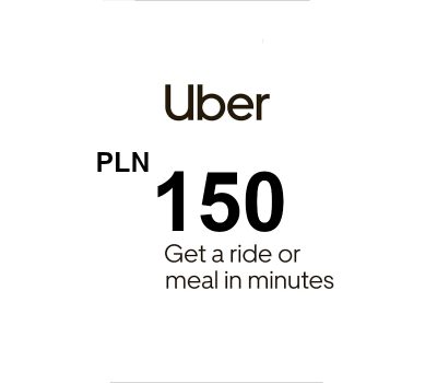 Uber PLN 150 Подарочная карта PL