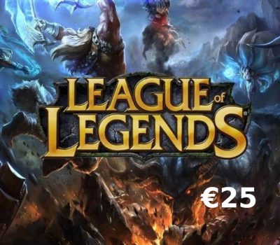 League of Legends 25 EUR Предоплаченная RP карта EU