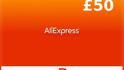 Rewarble AliExpress GBP 50 Подарочная карта