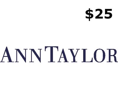 Ann Taylor $25 Подарочная карта US