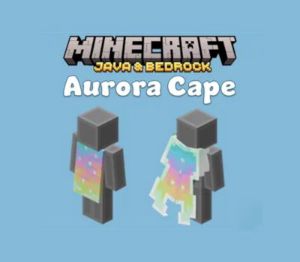 Minecraft Java & Bedrock Edition - Aurora Cape DLC XBOX One / Xbox Series X|S / PC CD Key