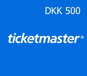 Ticketmaster 500 DKK Подарочная карта DK