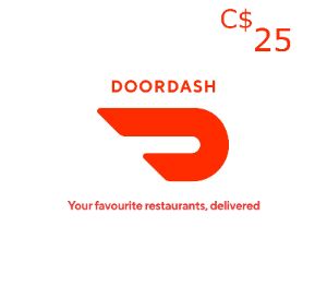 DoorDash C$25 Подарочная карта CA