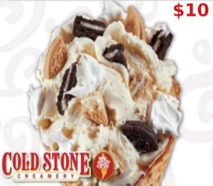 Cold Stone Creamer $10 Подарочная карта US