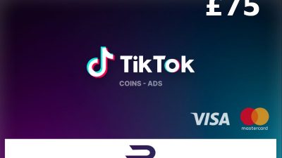 Rewarble TikTok GBP 75 Подарочная карта