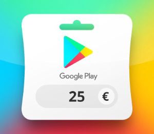 Google Play EUR 25 Подарочная карта BE