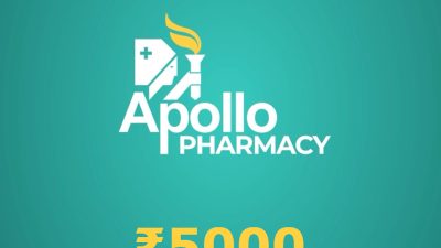 Apollo Pharmacy ₹5000 Подарочная карта IN