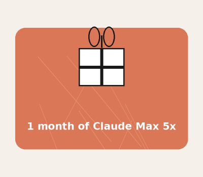 Claude Max 5x — 1 месяц