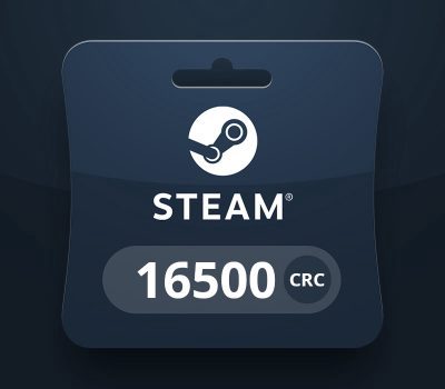Steam Wallet CRC 16 500 Подарочная карта HR