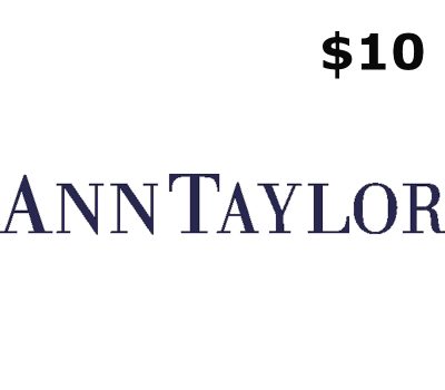 Ann Taylor $10 Подарочная карта US