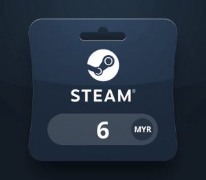 Steam Wallet MYR 6 Подарочная карта
