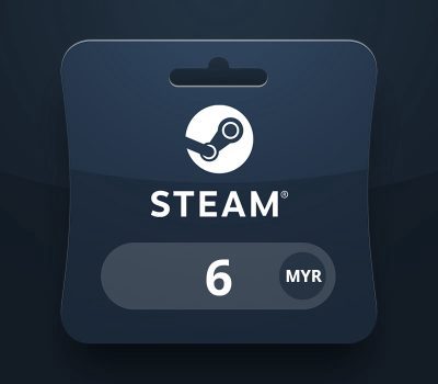 Steam Wallet MYR 6 Подарочная карта