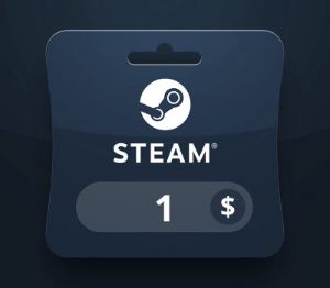Steam Wallet USD 1 Подарочная карта BO