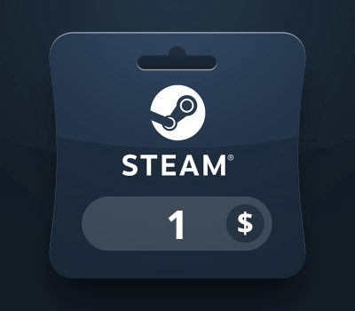 Steam Wallet USD 1 Подарочная карта BO