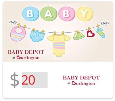 Baby Depot at Burlington USD 20 Подарочная карта US