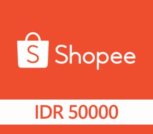 Shopee 50000 IDR Подарочная карта ID