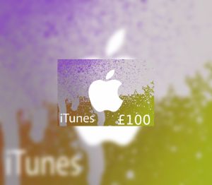 iTunes £100 UK Карта