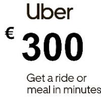 Uber EUR 300 Подарочная карта FR