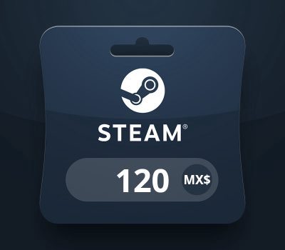 Steam Wallet MXN 120 Подарочная карта MX