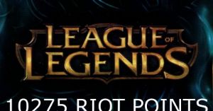 League of Legends 10275 RP Предоплаченная карта TR