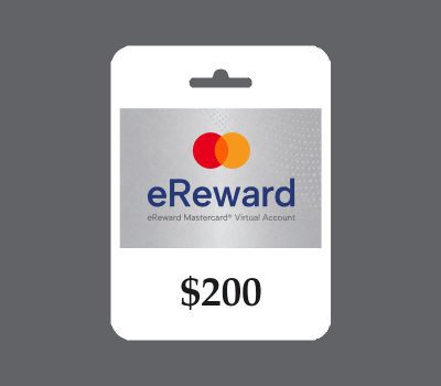 Prepaid Mastercard eReward USD 200 Подарочная карта US