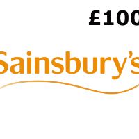 Sainsbury's £100 Подарочная карта UK
