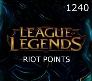 League of Legends 1240 RP Предоплаченная карта EU