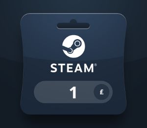 Steam Wallet GBP 1 Подарочная карта UK