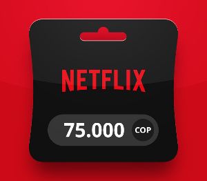 Netflix COP 75000 Подарочная карта CO