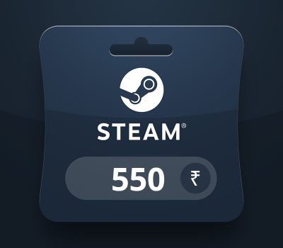 Steam Wallet INR 550 Подарочная карта IN