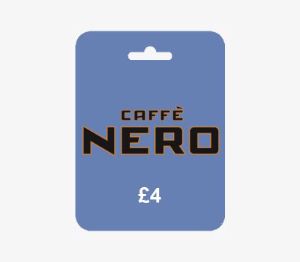 Caffe Nero GBP 4 Подарочная карта UK