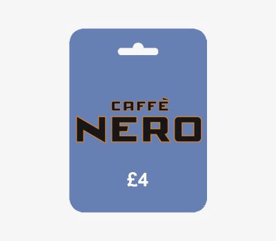 Caffe Nero GBP 4 Подарочная карта UK