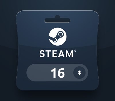 Steam Wallet USD 16 Подарочная карта US