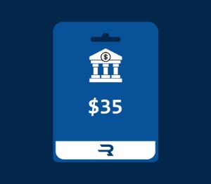 Rewarble Bank Transfer USD 35 Подарочная карта