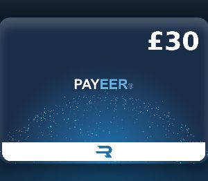 Rewarble Payeer GBP 30 Подарочная карта