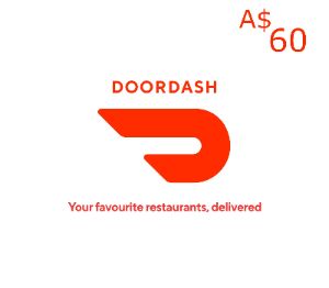 DoorDash A$60 Подарочная карта AU