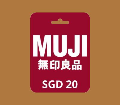 Muji SGD 20 Подарочная карта SG