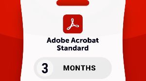 Adobe Acrobat Standard - 3 мес. Subscription Ключ RoW