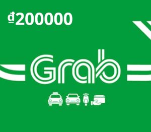 Grab Rides VND 200000 Подарочная карта VN