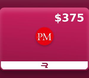 Rewarble Perfect Money USD 375 Подарочная карта