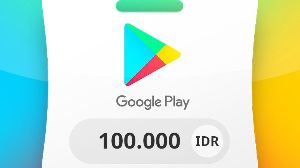 Google Play IDR 100000 Подарочная карта ID