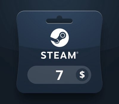 Steam Wallet USD 7 Подарочная карта EC
