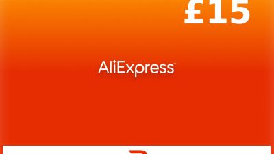 Rewarble AliExpress GBP 15 Подарочная карта
