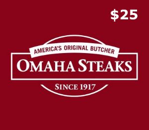 Omaha Steaks $25 Подарочная карта US