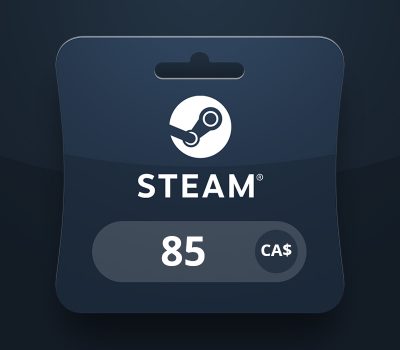 Steam Wallet CAD 85 Подарочная карта